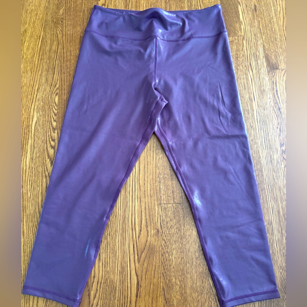 ZYIA plus purple leggings